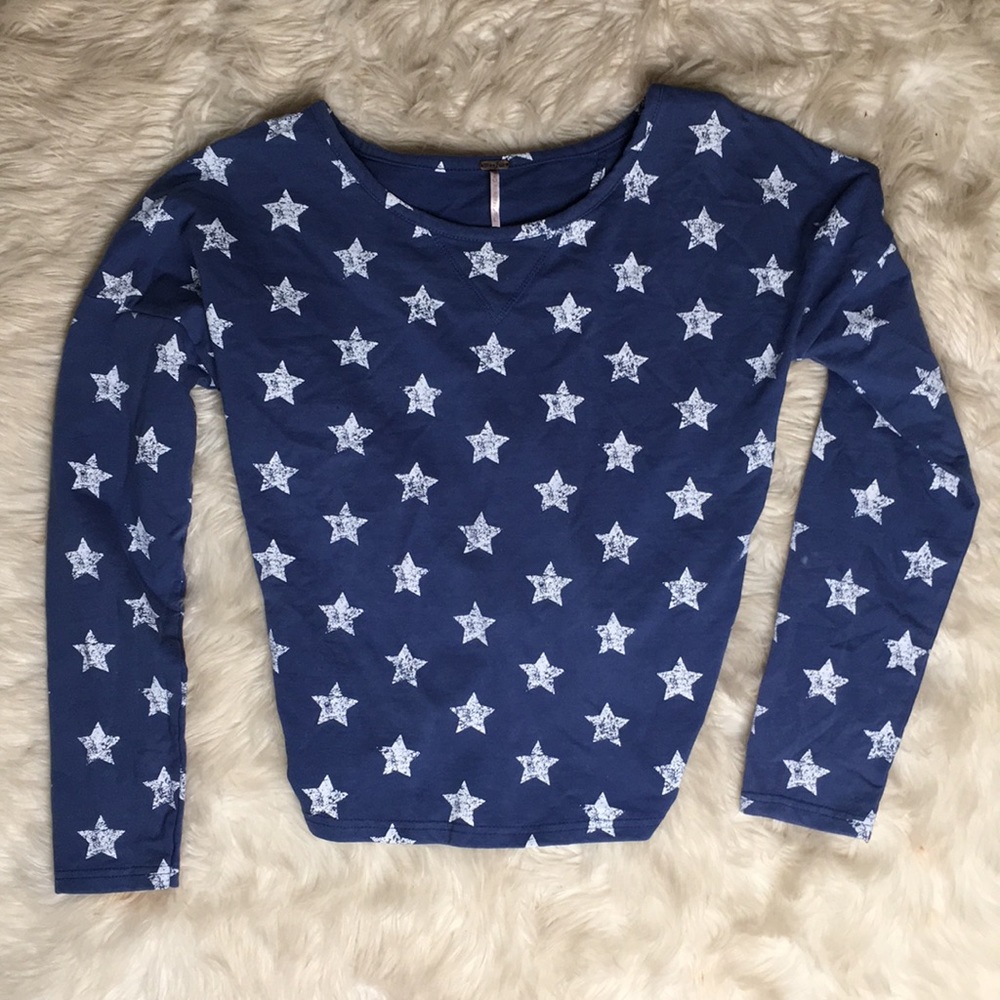 Poof Star women’s cross/tie back Sweatshirt